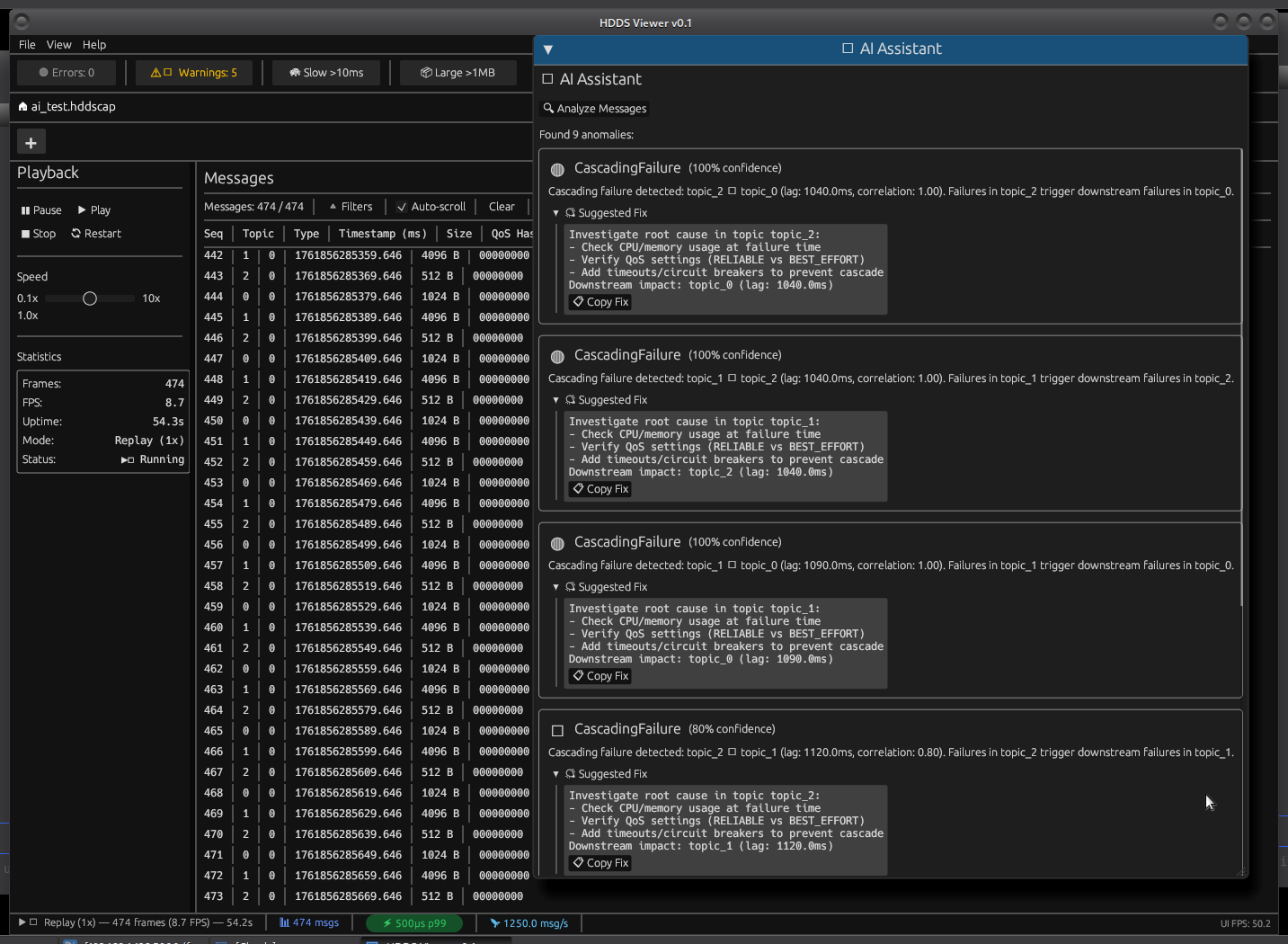 AI Assistant suggesting fixes